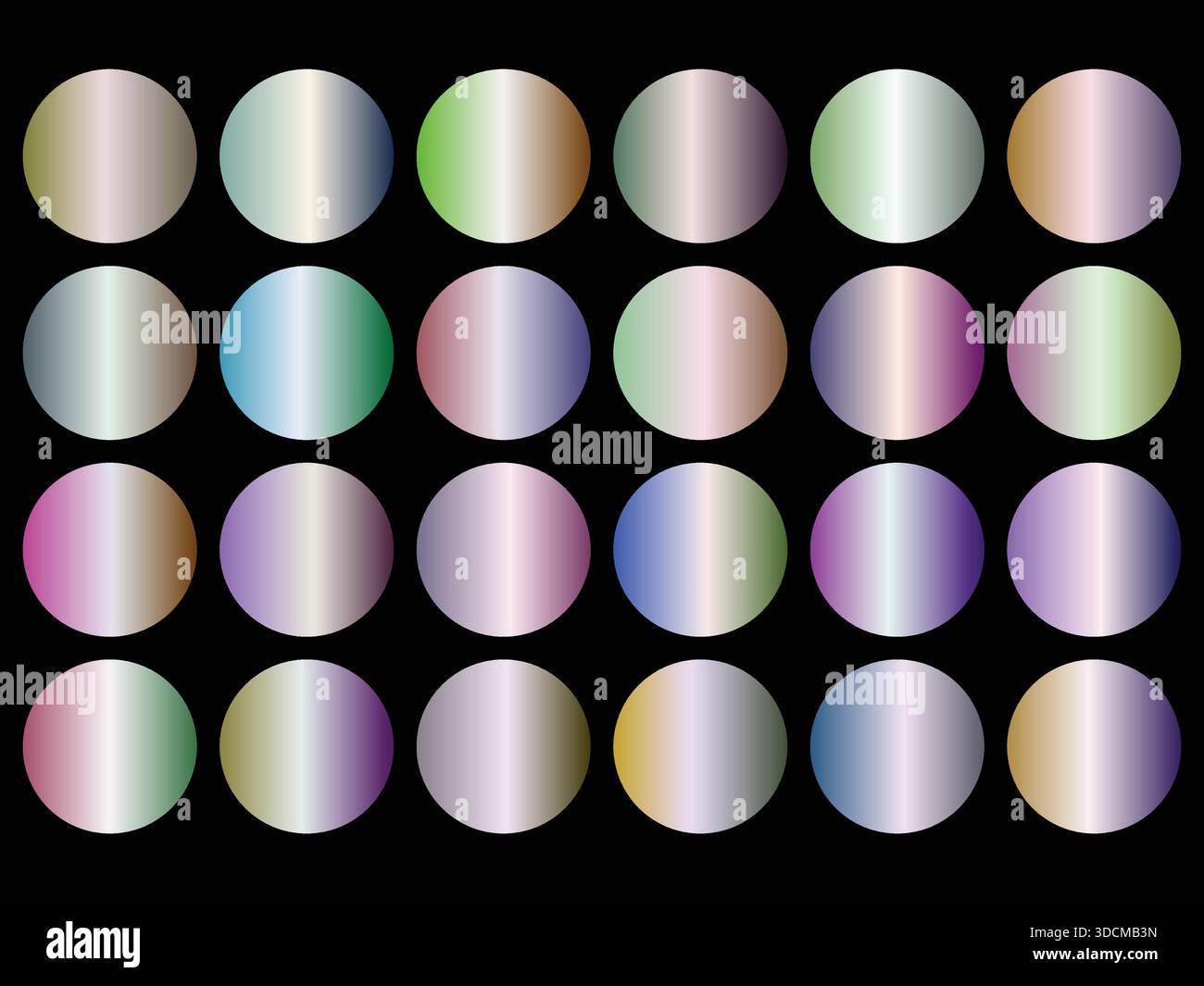 View of Color palette features soft Stock Vector Images - Alamy