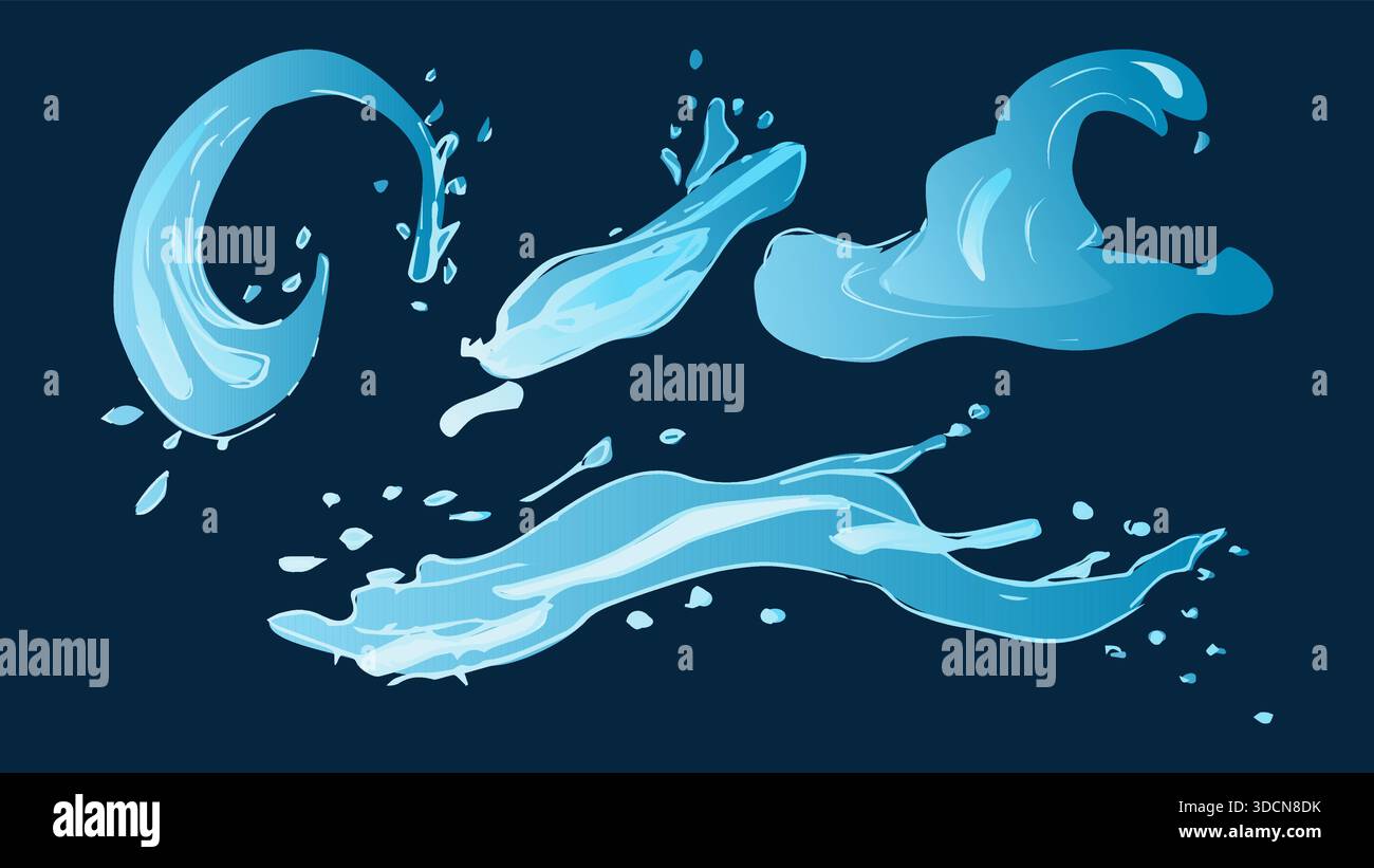 Waterspout fountain Stock Vector Images - Alamy