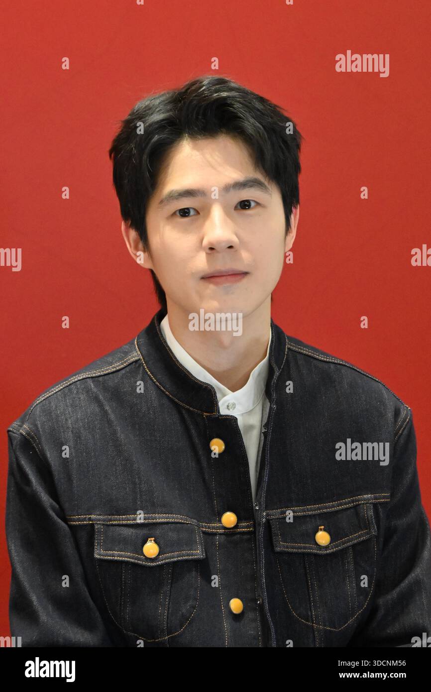 Chinese actor Liu Haoran attends an activity in Beijing, China, 21 ...