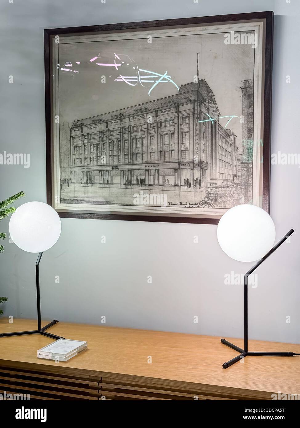 Heals Furniture Shop, Tottenham Court Road - Smartphone Captured Stock Image