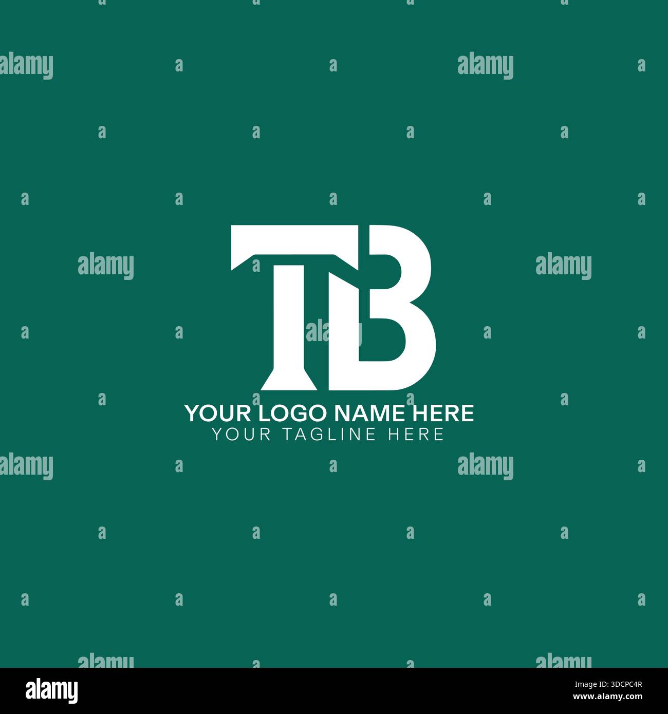 Creative TB letter mark logo, Vector template, TB monogram, Tb initials, logo templates, Stock Vector