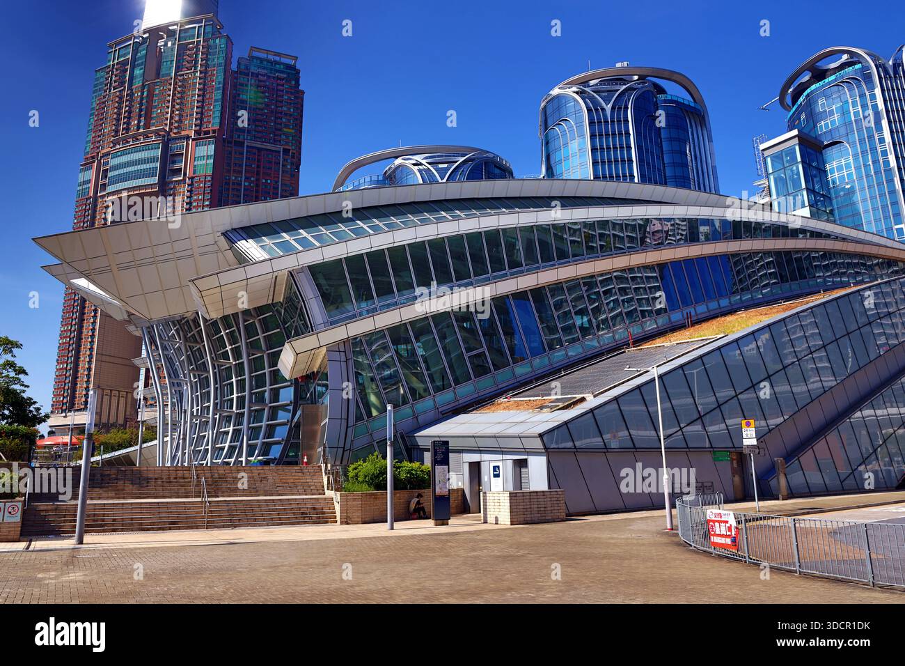 Hong Kong West Kowloon High Speed Rail Station, Hong Kong, China Stock Photo