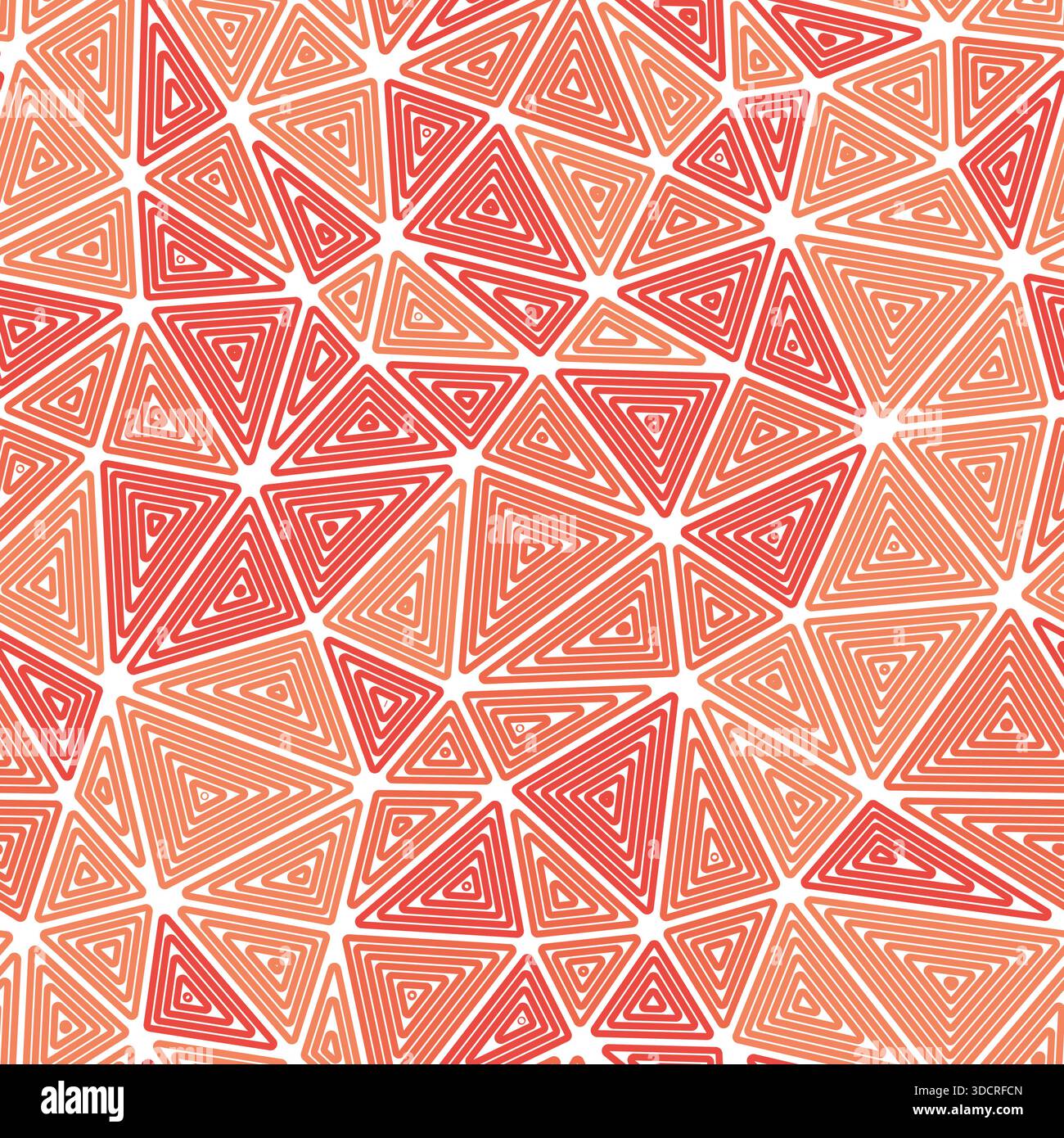 Minimalistic triangles background. Medium shape size. Multiple repeated inner triangles. Mono tone style. Repeatable pattern. Modern vector tiles. Stock Vector