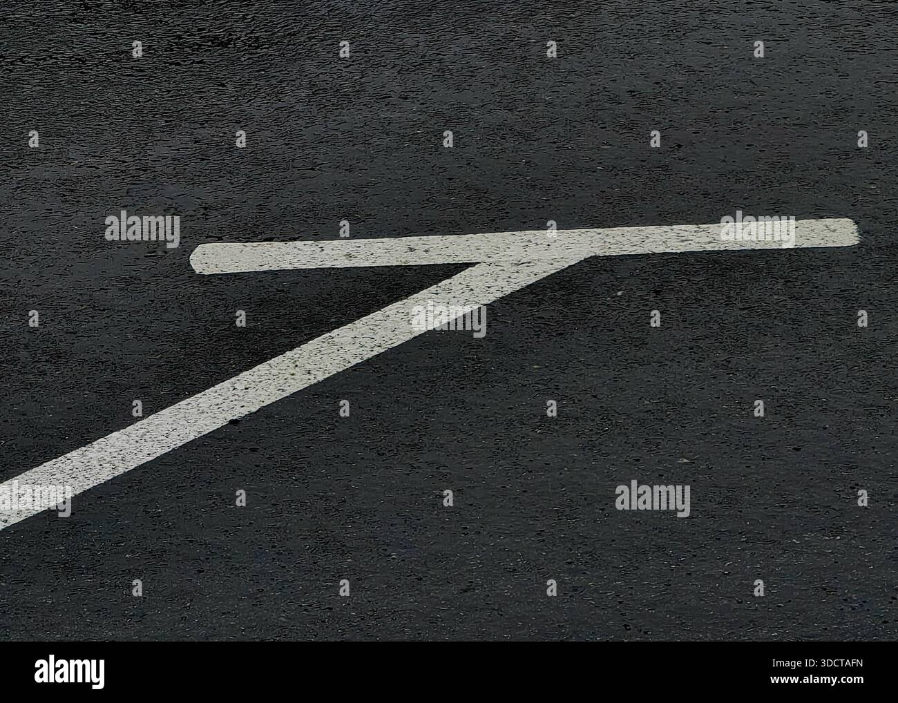 Marked Space. Stock Photo