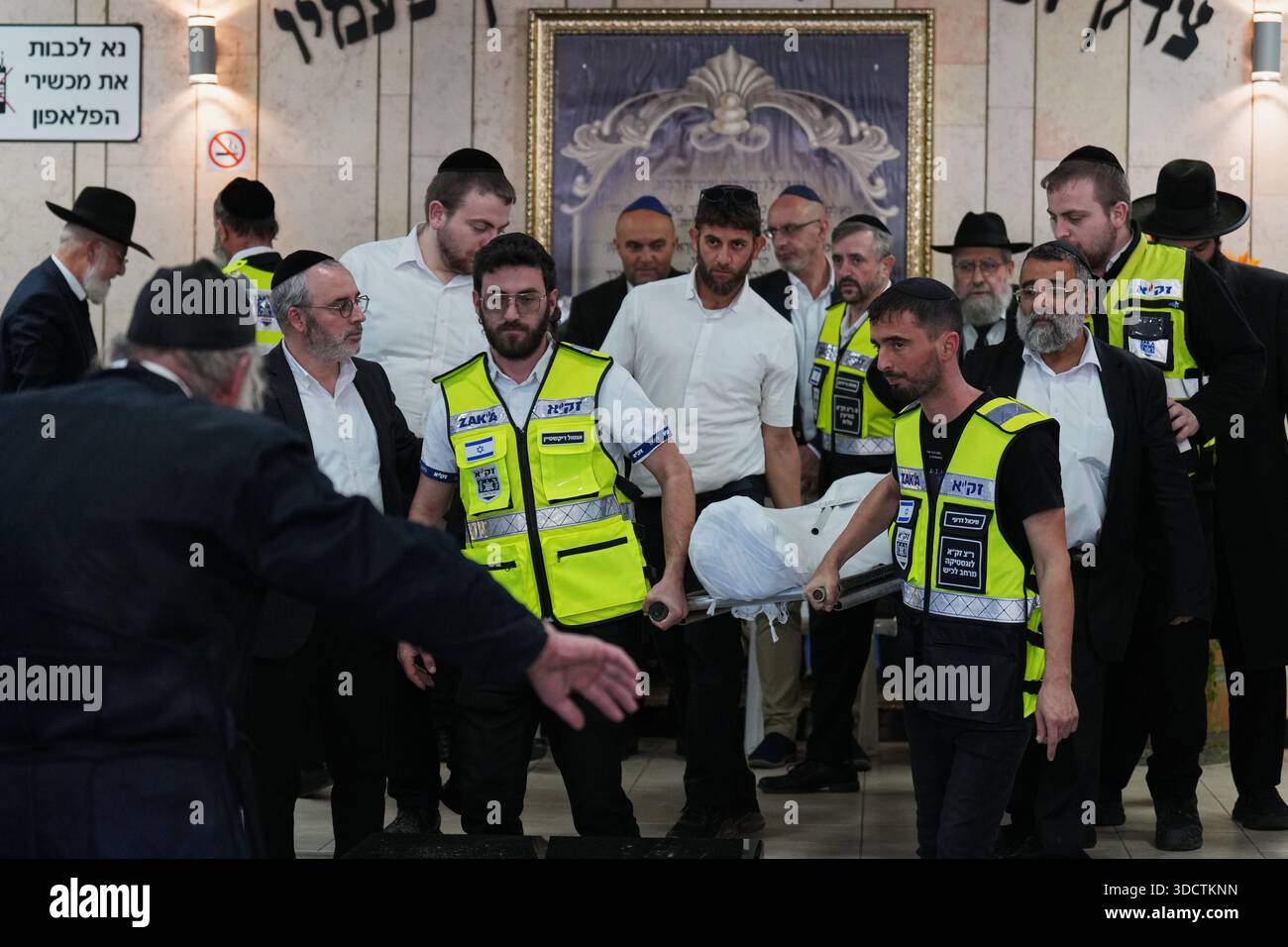 The body of Dan Elkayam, a young French Jewish man who was killed in a ...