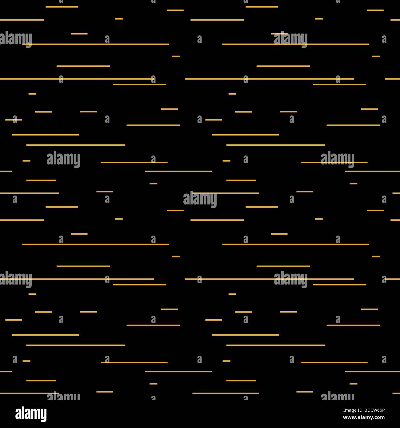 horizontal gold line seamless pattern with black background Stock Vector