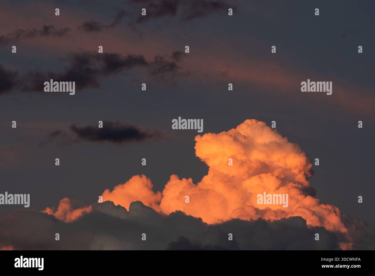 Dramatic storm clouds, Wallowa County, Oregon, USA. Stock Photo