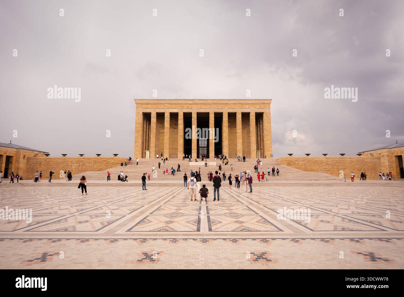 Anitkabir mausoleum and memorial complex in ankara. Turkey. Honoring ...