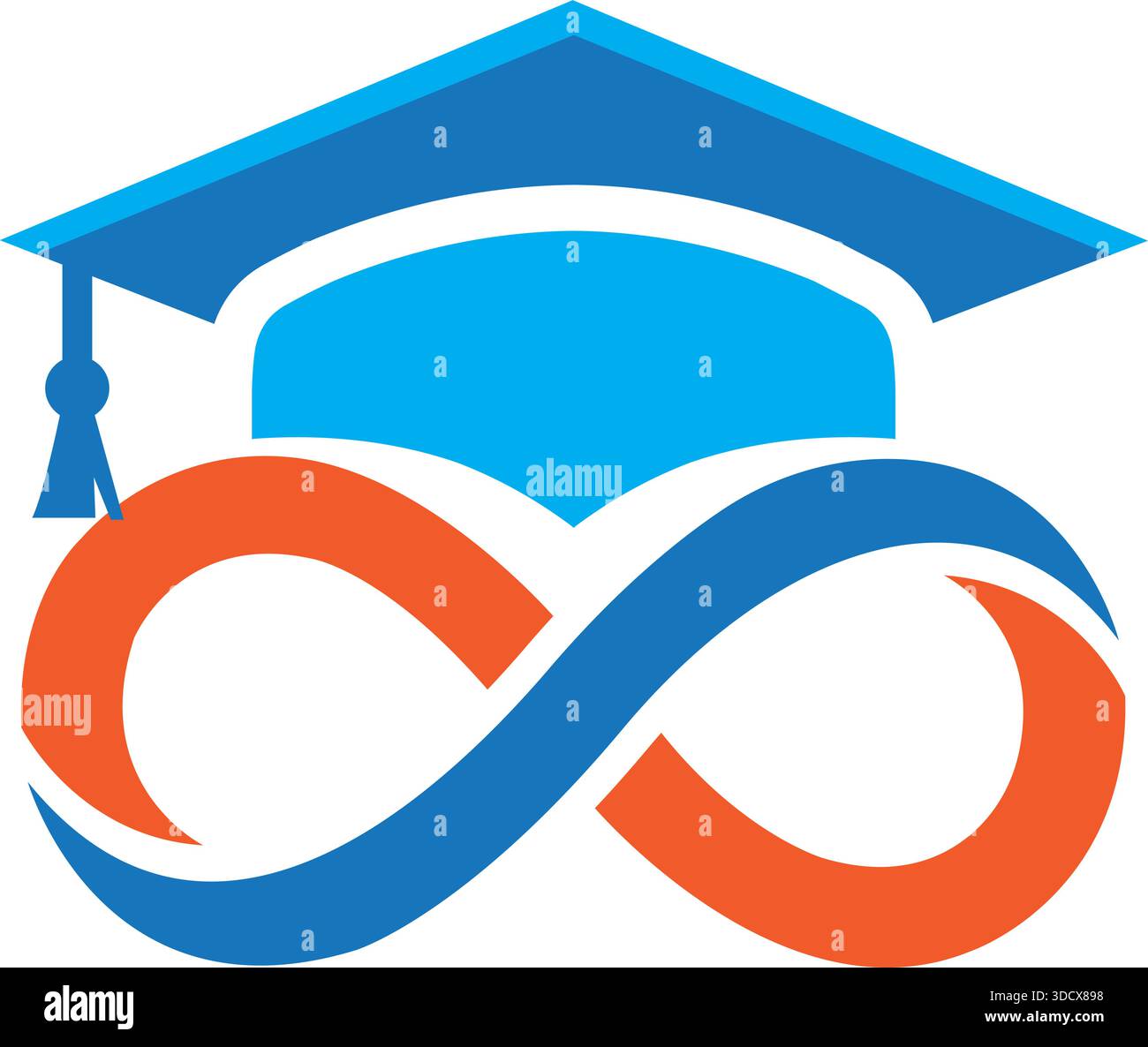 Education Graduation Logo Design School Learning Template Vector Stock Vector