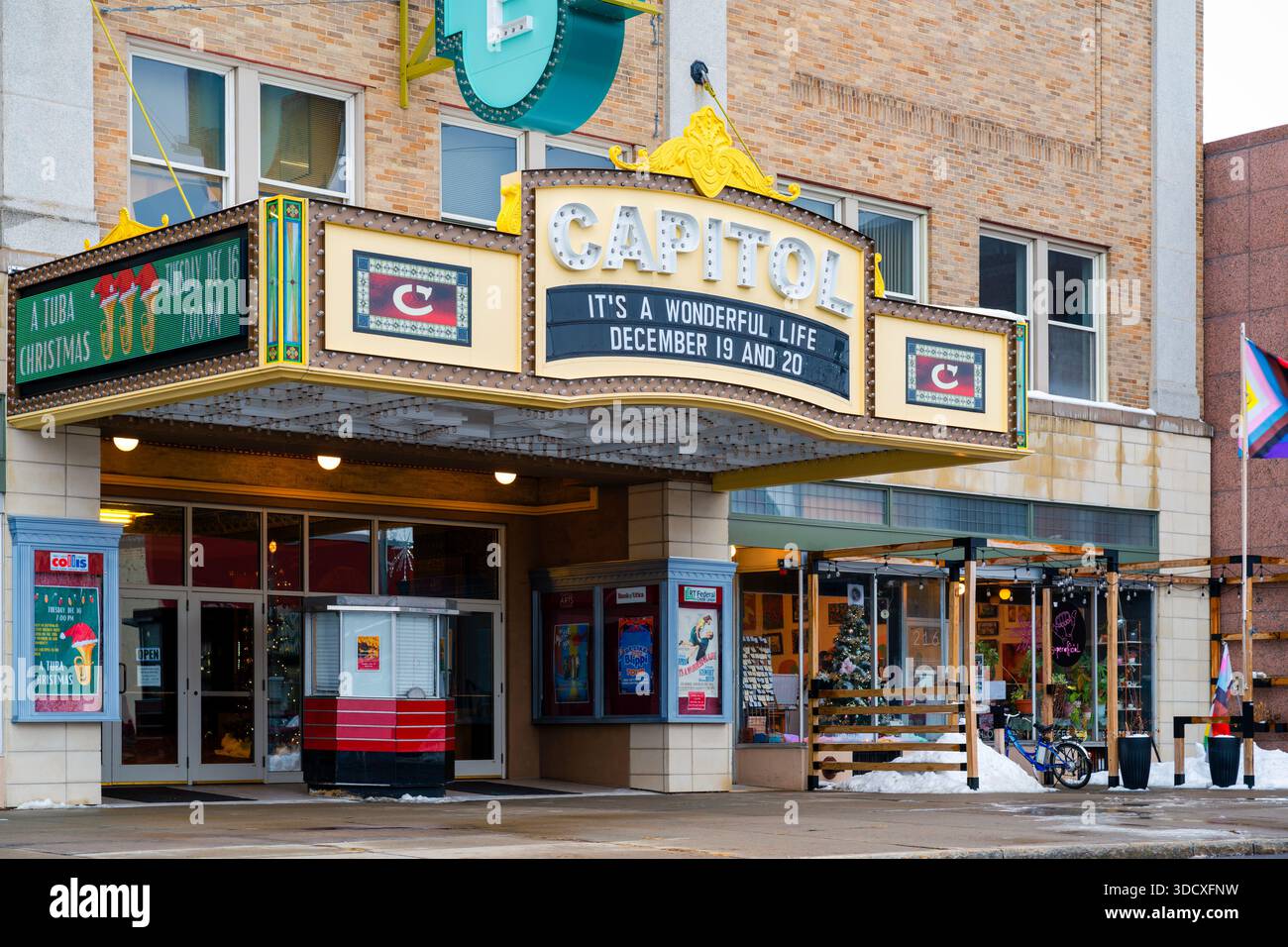 Rome, NY - Dec 17, 2025: Capitol Theater is a historic performing arts ...