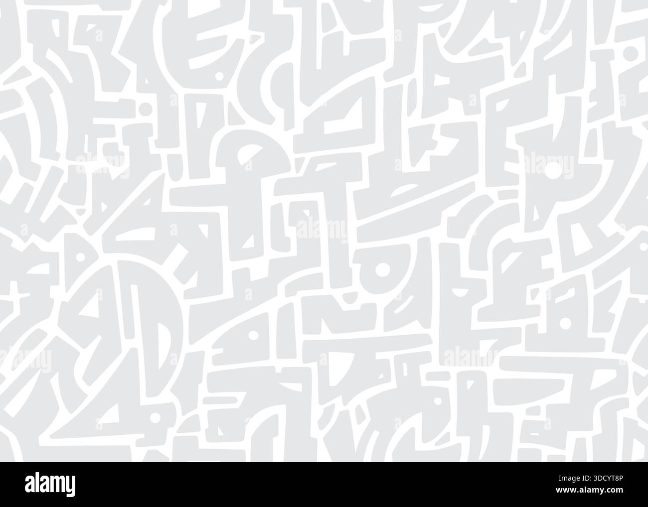 Abstract subtle hand drawn tribal geometric seamless pattern. Vector illustration surface pattern background. Stock Vector