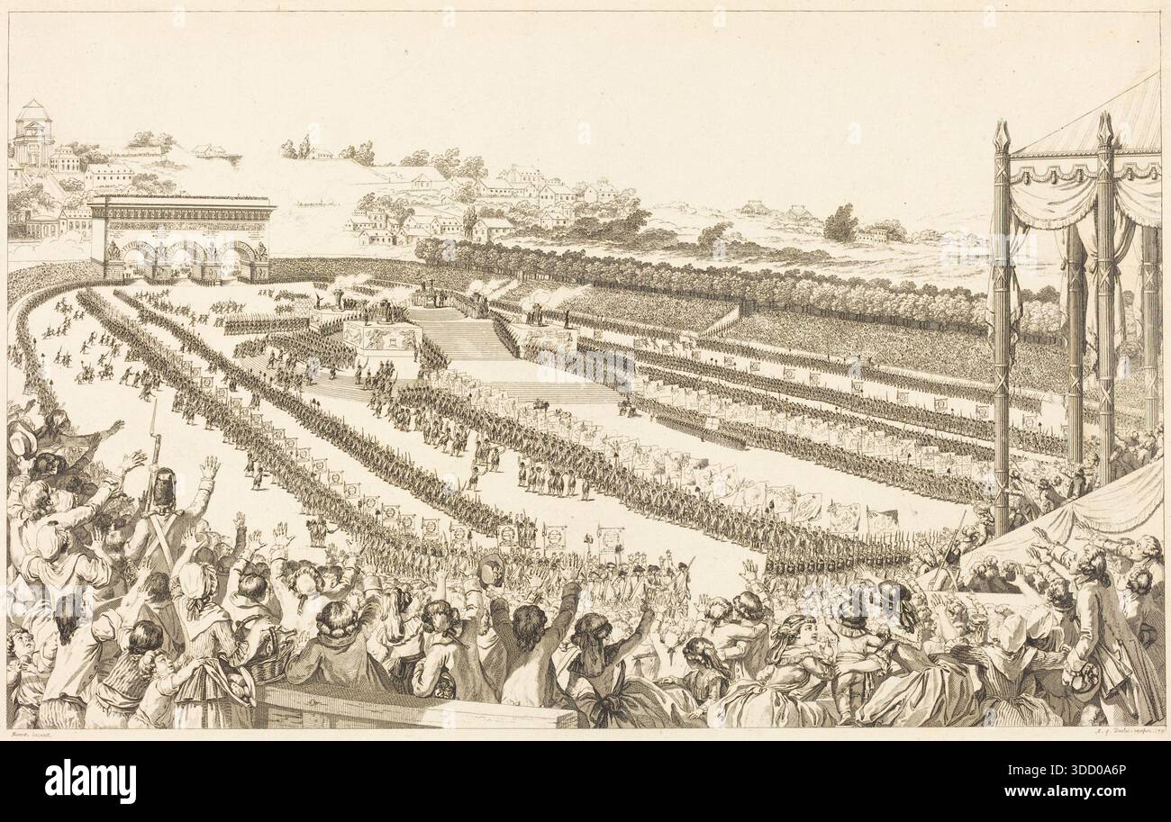 FESTIVAL OF THE FEDERATION, JULY 14, 1790 FIELD DE MARS Charles