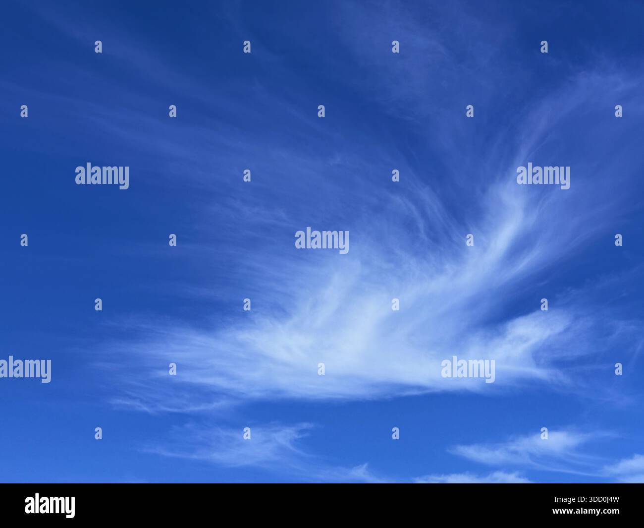 Soft clouds in blue sky Stock Photo