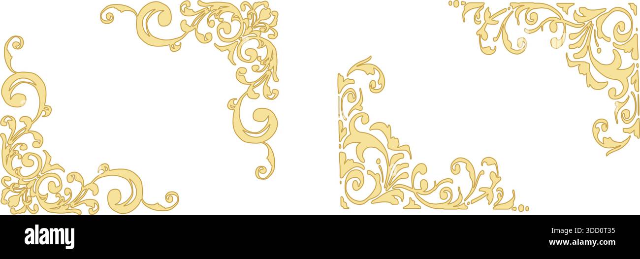 Gothic frame. Hand drawn decorative frame. Stock Vector