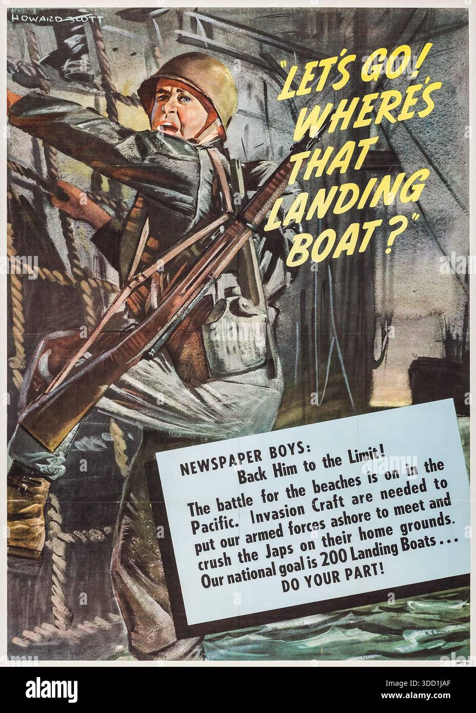 Waf Ii War Propaganda Poster Us Government 1940s World War Ii Poster 899x1390
