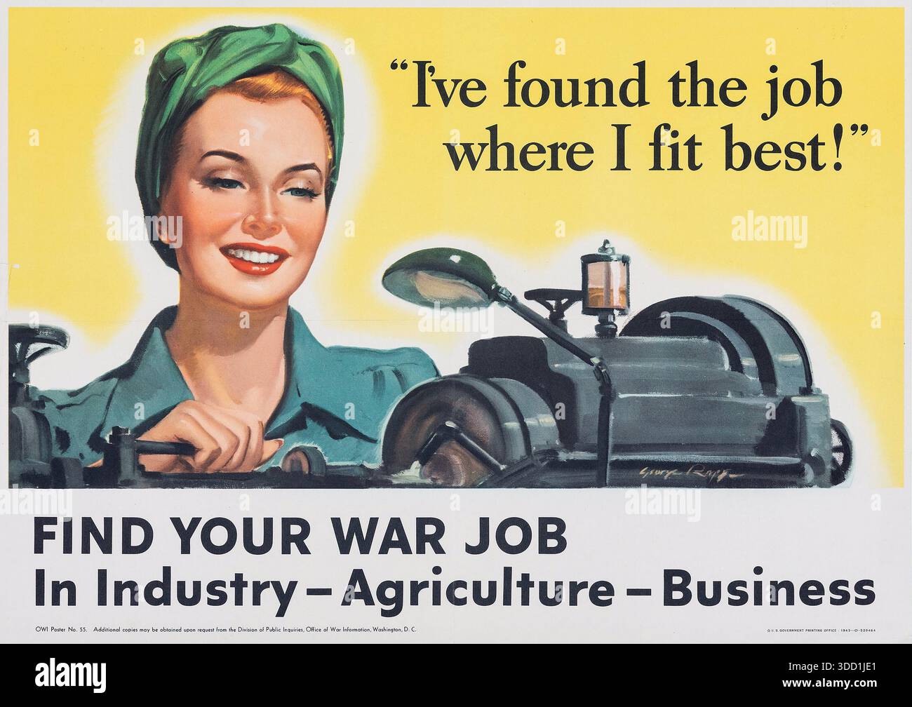 American World War II Propaganda Poster (U.S. Government Printing ...