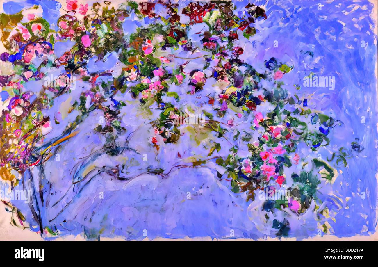 The Roses, 1916 by Claude Monet (1840-1926). Oil on canvas French late ...