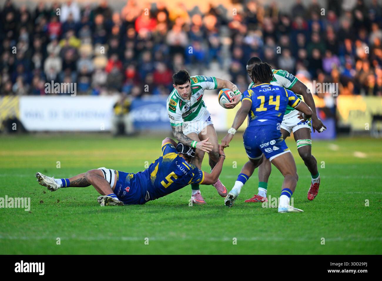 Tommaso Menoncello ( Benetton Rugby ) during Zebre Parma vs Benetton ...