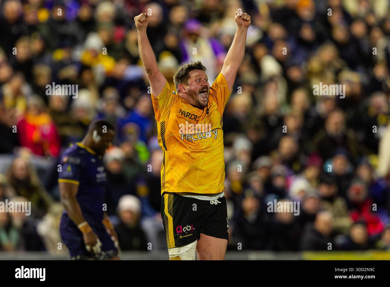 Worcester, England, UK, 27 December 2025. Alun Walker of Chinnor RFC ...