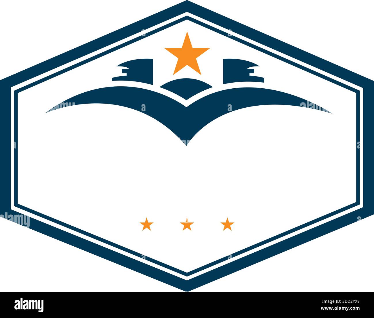 Book Star Education Logo Vector Learning Template Design Stock Vector