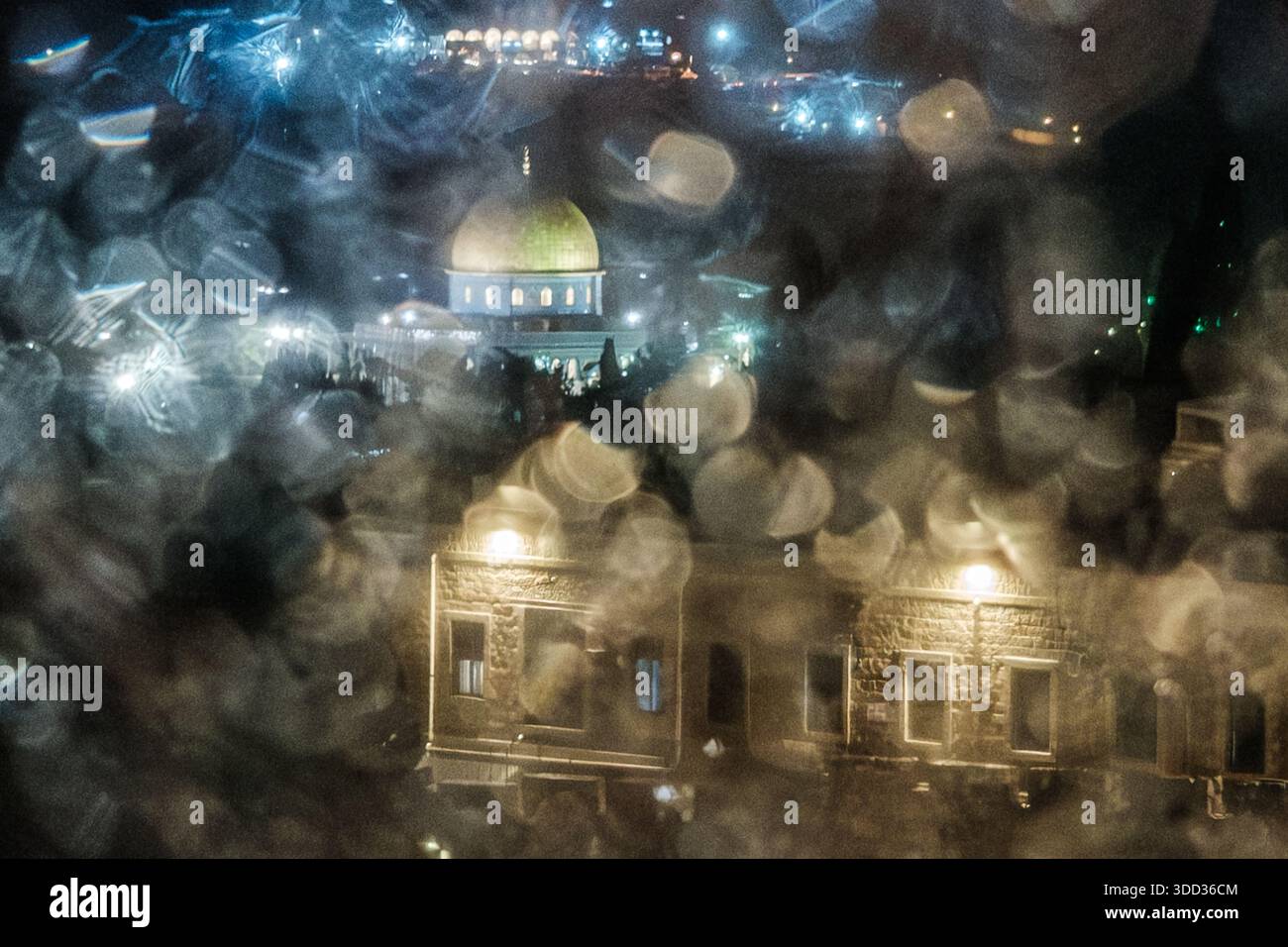Jerusalem, Israel. 27th December, 2025. A view of the Golden Dome on ...