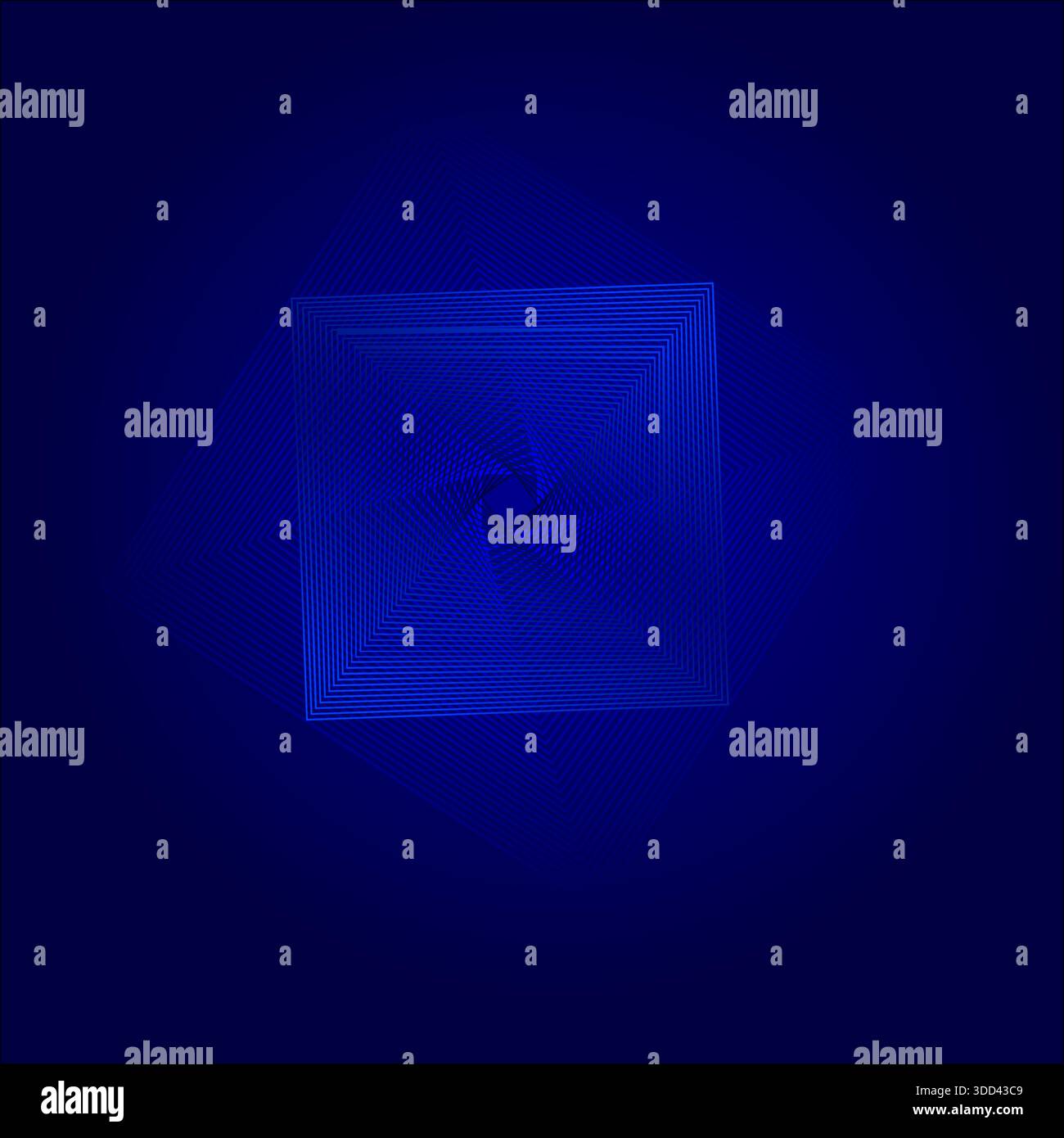 Abstract blue background with squares colored with a blue gradient, vector illustration Stock Vector