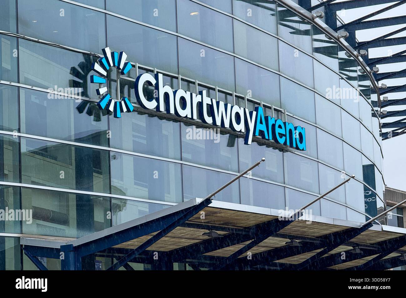 Chartway Norfolk, VA, USA, October 28, 2025: Chartway Arena on the campus of Old ...