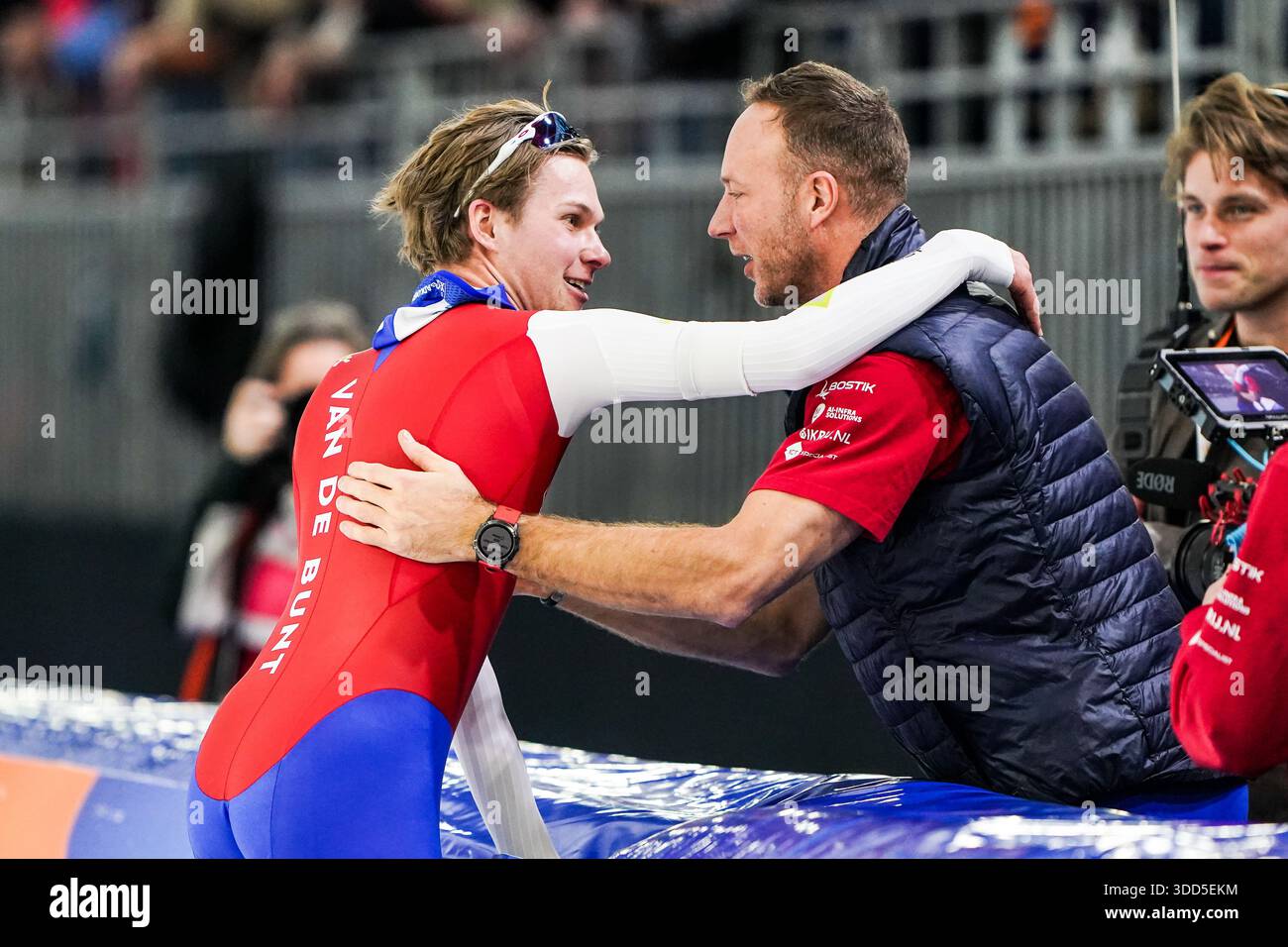 HEERENVEEN, NETHERLANDS - DECEMBER 28: Stijn van de Bunt of Team IKO ...