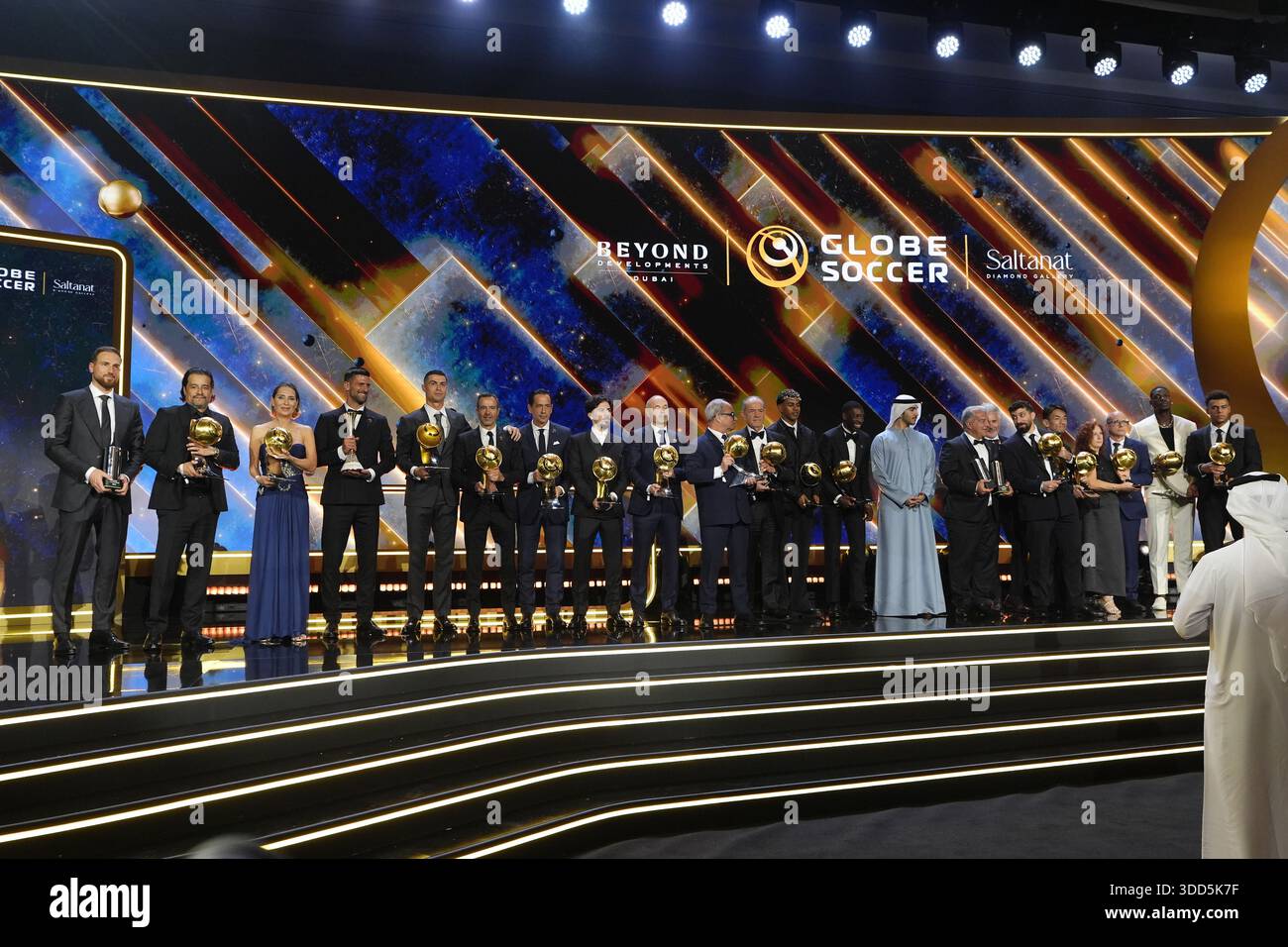 All prizes during the Globe Soccer Awards 2025- 16h edition. in Dubai ...