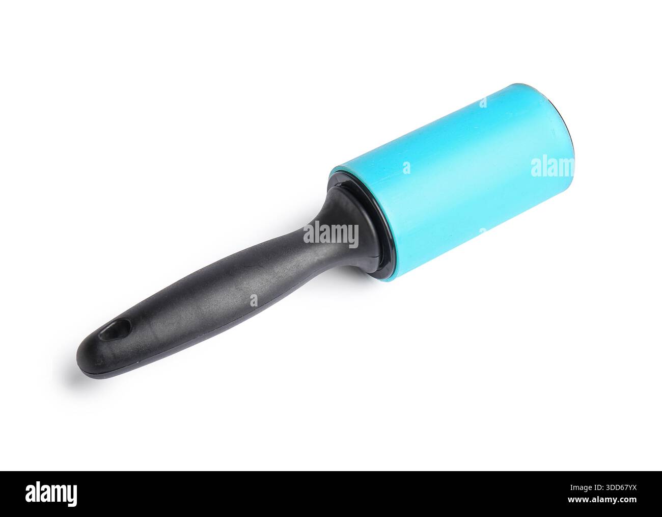 Lint roller on white background Stock Photo