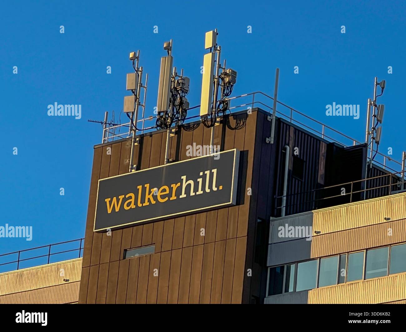 Walker Hill Accountants office in the Petrie Terrace, Queensland, Australia. Stock Photo