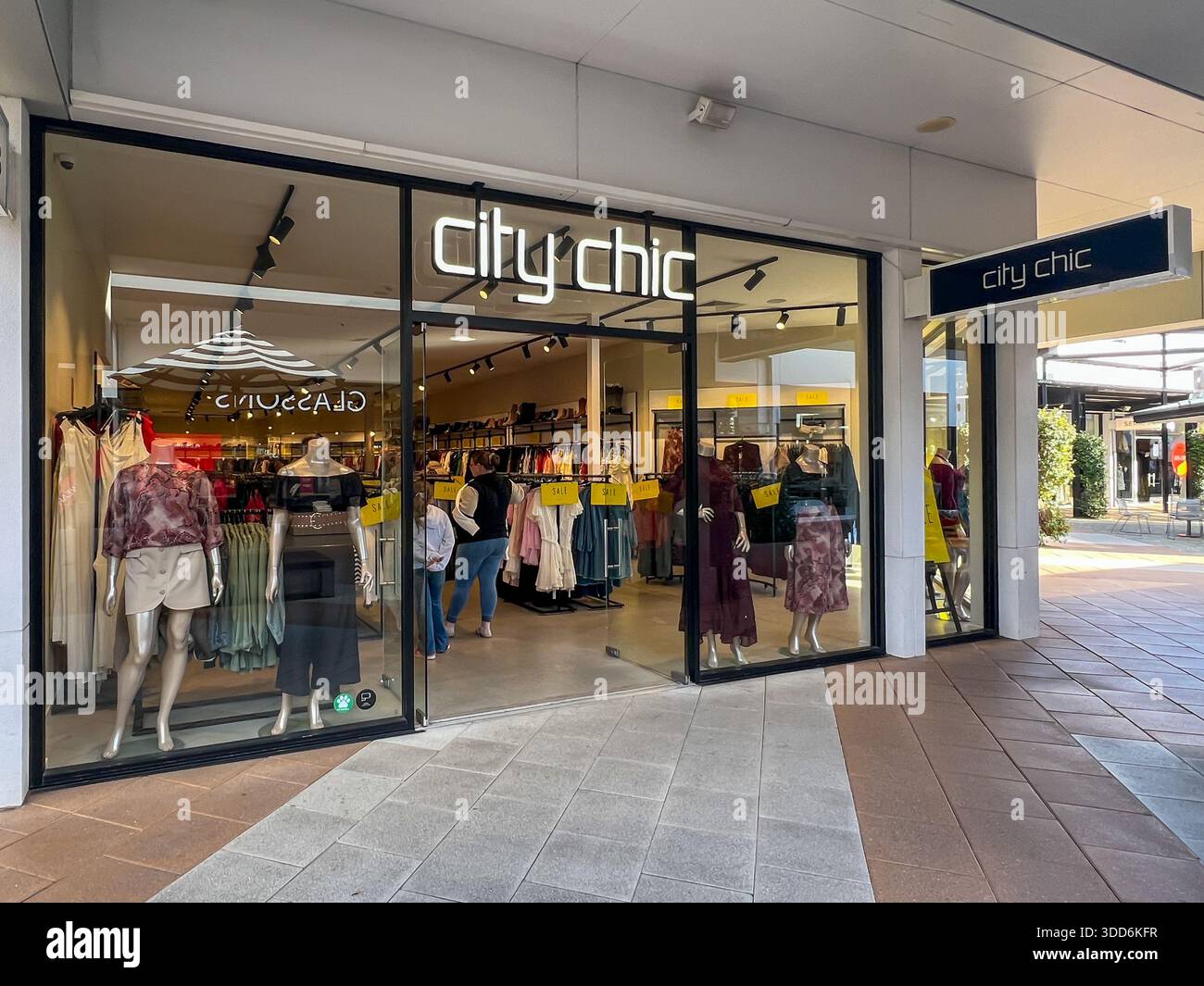 A City chic clothing store in a shopping mall in Adelaide, Australia ...