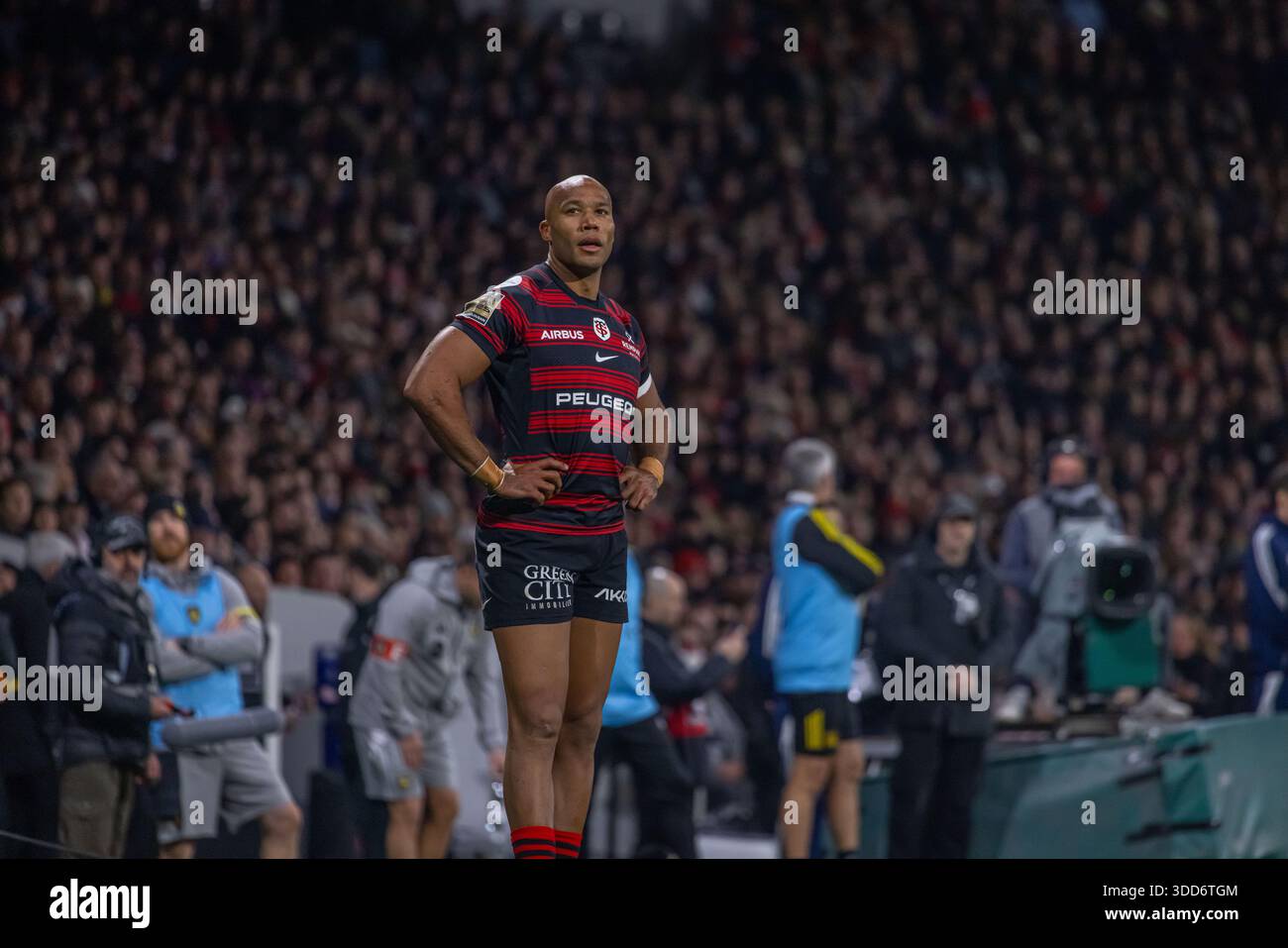 Teddy Rugsbe Teddy THOMAS of Stade Toulousain during the French championship Top 14 ...