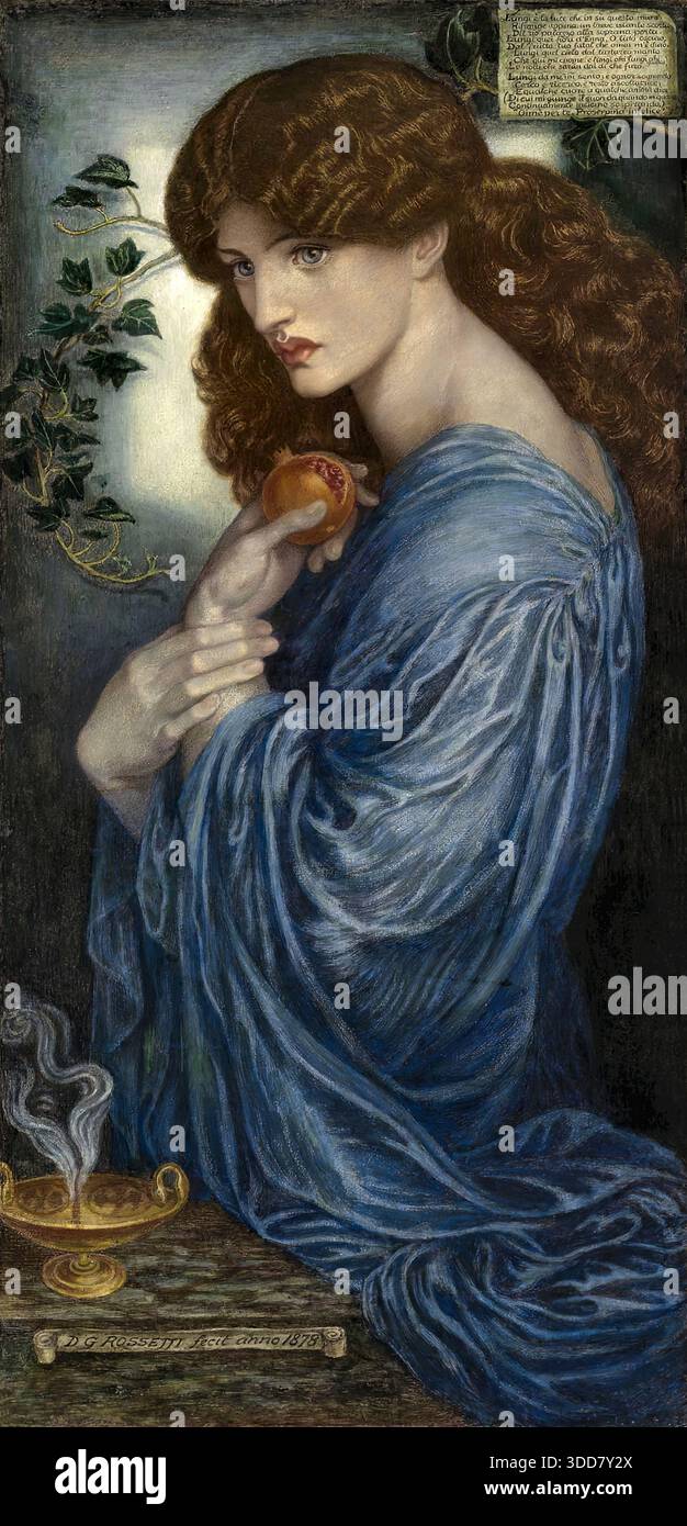 Dante gabriel rossetti proserpine hi-res stock photography and
