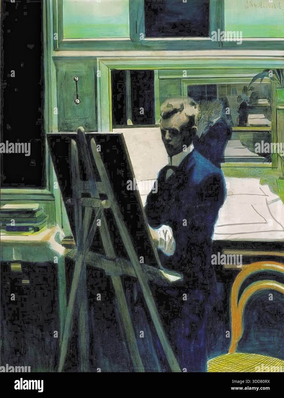 Leon Spilliaert - Self Portrait, 1908 Stock Photo - Alamy