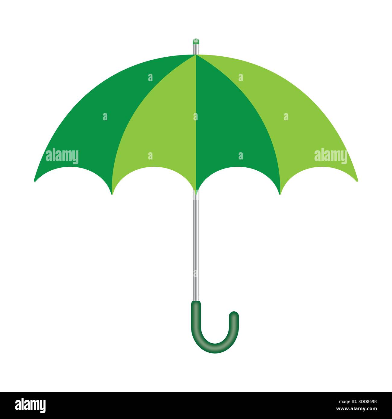 Minimalist flat and line Umbrella icon vector stock illustration Stock Vector