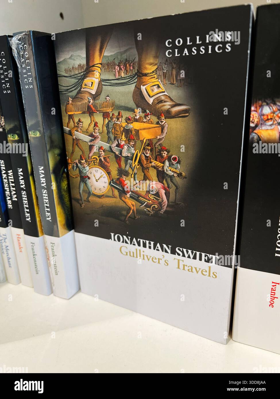 Gulliver's travels illustration hi-res stock photography and