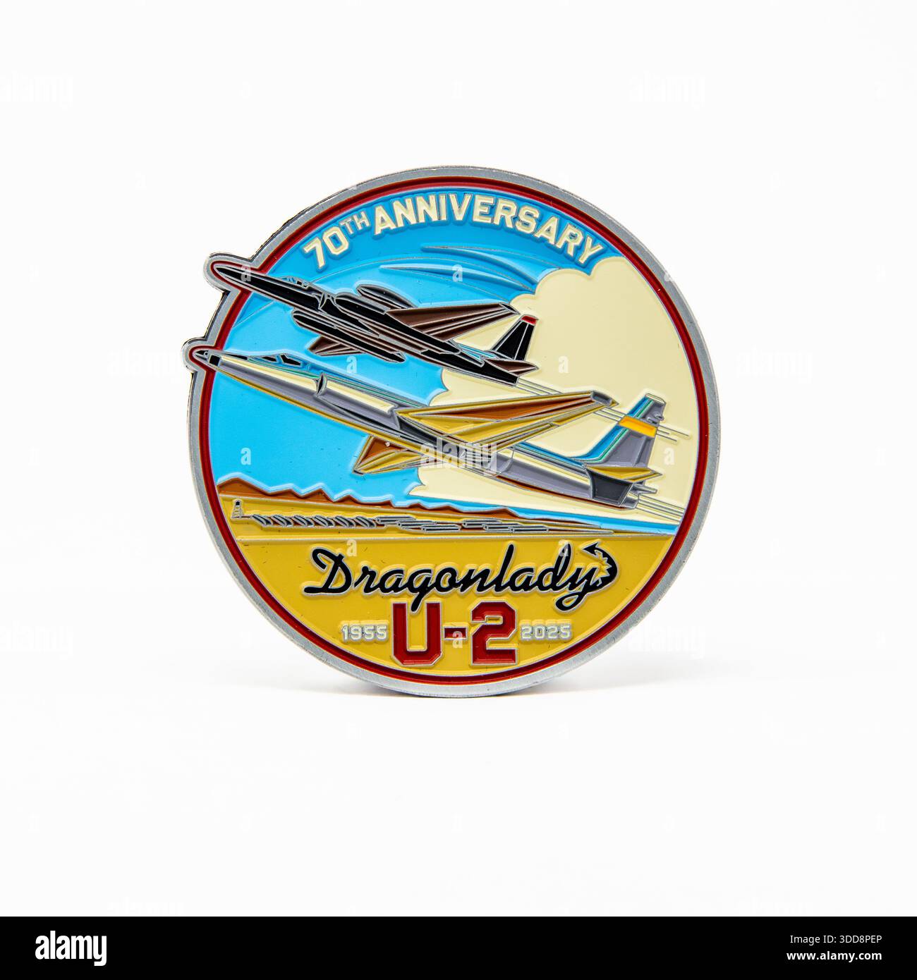 Lockheed U-2 70th Anniversary Commemorative Coin Stock Photo - Alamy