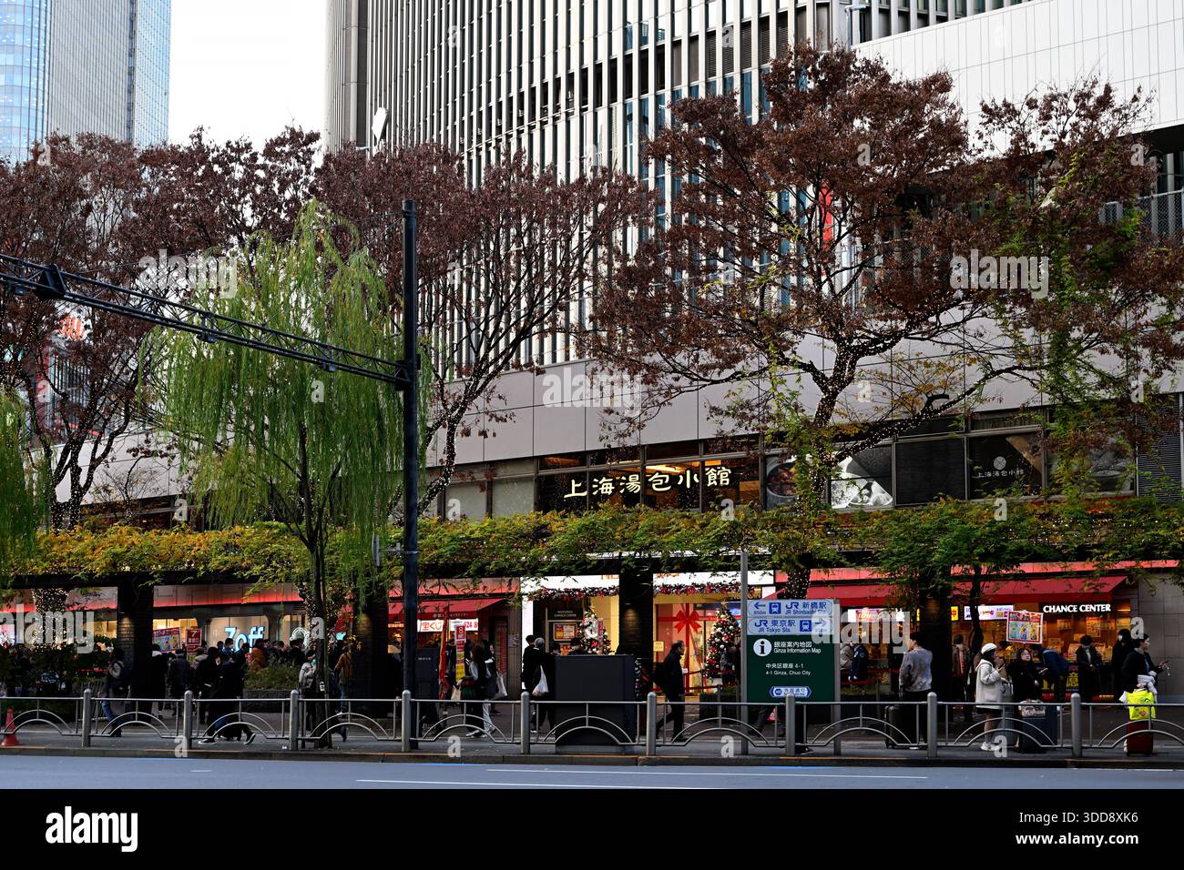 Ginza area Tokyo Japan Stock Photo