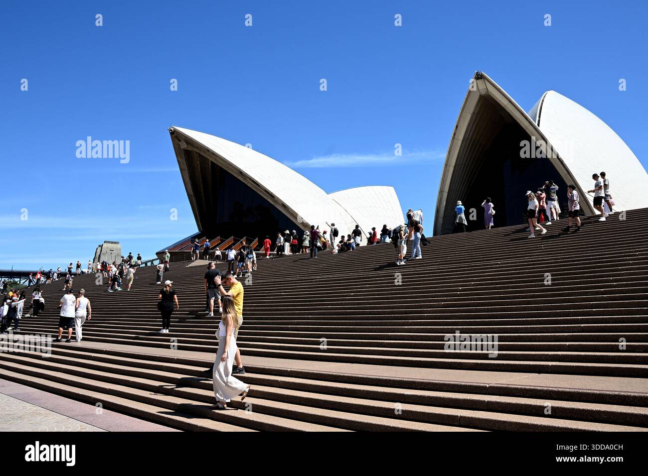 A general view of preparations at the Sydney OIpera House, ahead of New ...