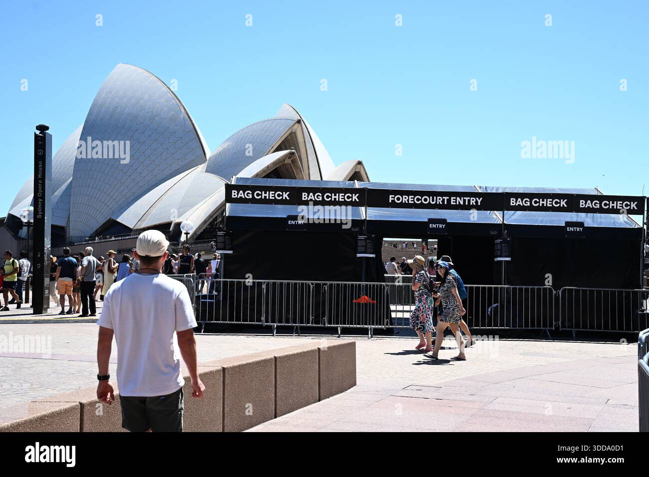 A general view of preparations at the Sydney OIpera House, ahead of New ...