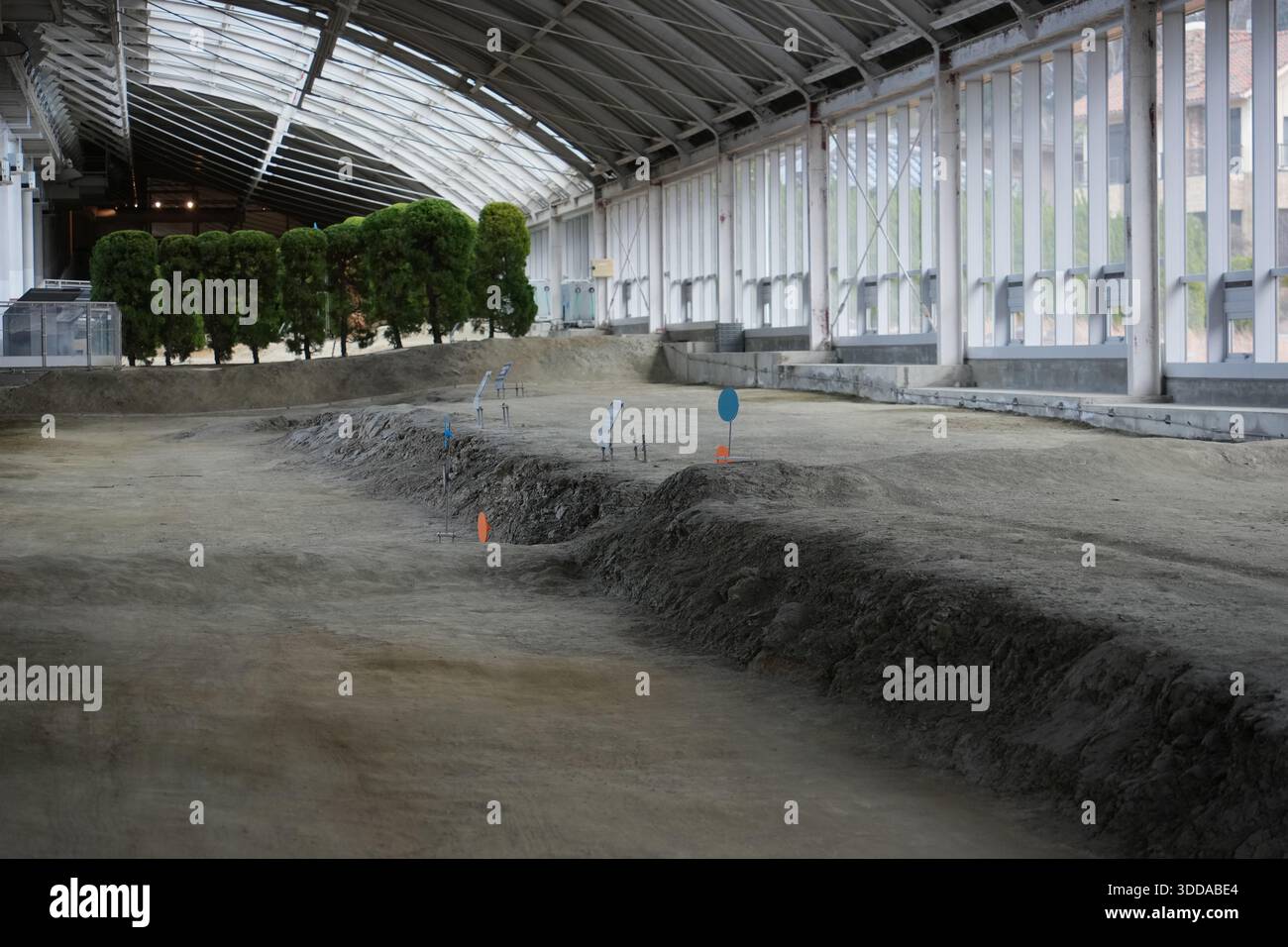 A photo shows the Nojima Fault, created by the Southern Hyogo ...