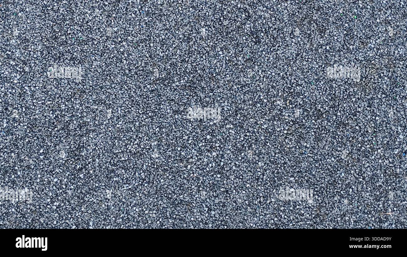 Seamless Blue and Grey Small Pebble Aggregate Texture Background with Uniform Granular Surface for Architectural Material or Abstract Graphic Design Stock Photo