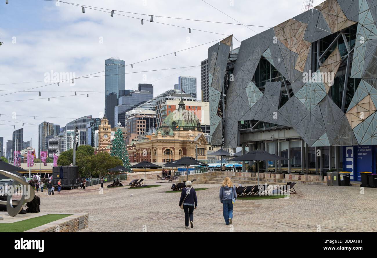Ian Potter Australian art centre in Federation Square, Melbourne ...