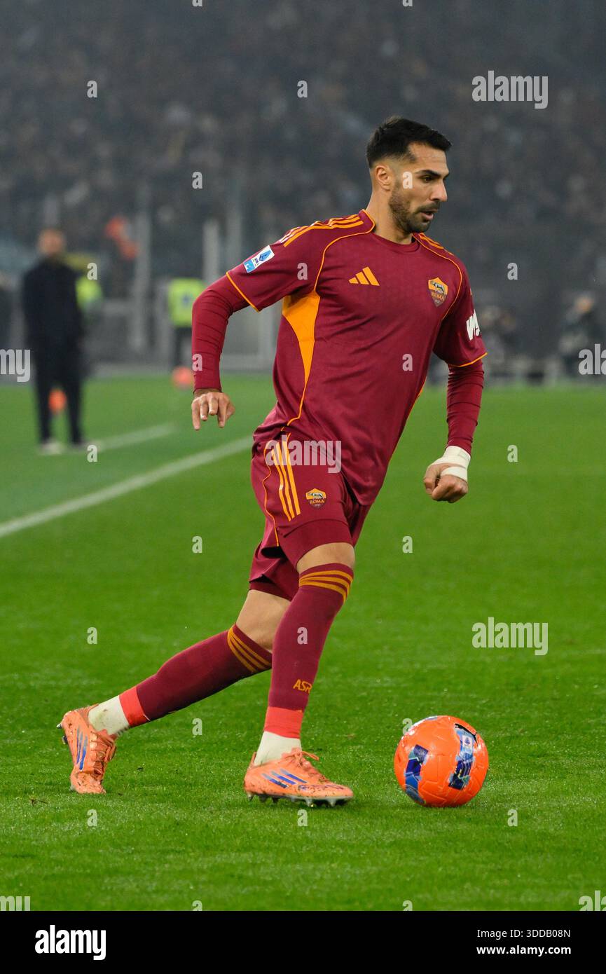 Romaâ??s Zeki Celik during the Italian Football Championship League A ...