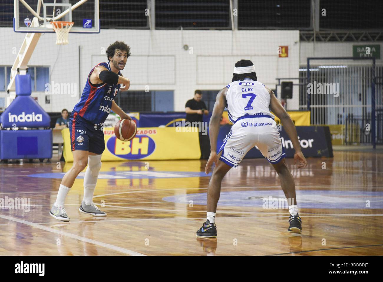 Action during the Novo Basquete Brasil NBB game between Fortaleza vs ...