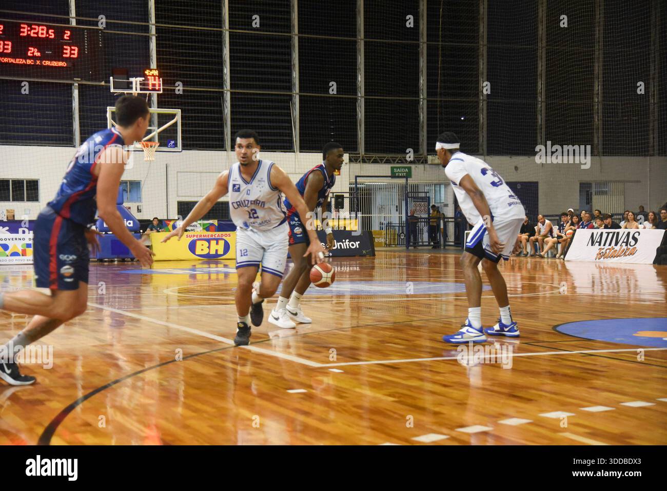 Action during the Novo Basquete Brasil NBB game between Fortaleza vs ...