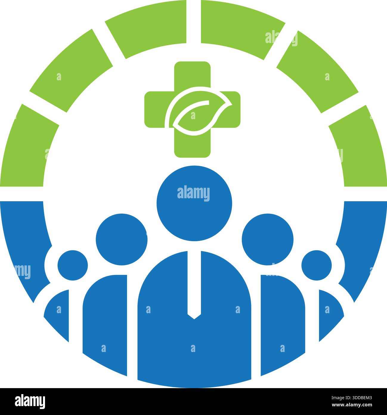 People Group Connection Circle Logo Design Community Vector Template Icon Stock Vector