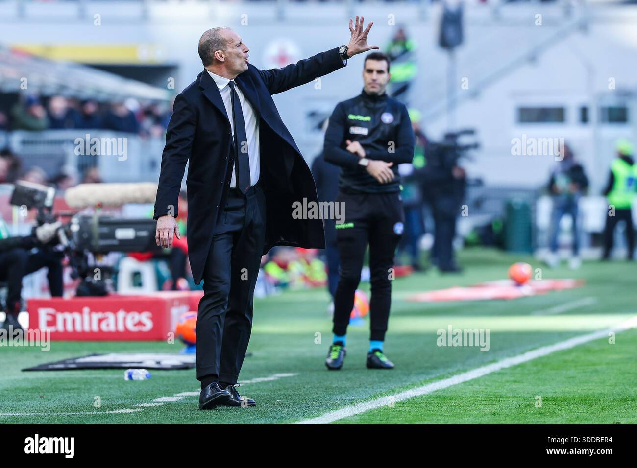 Massimiliano Allegri Head Coach of AC Milan gestures during Serie A ...