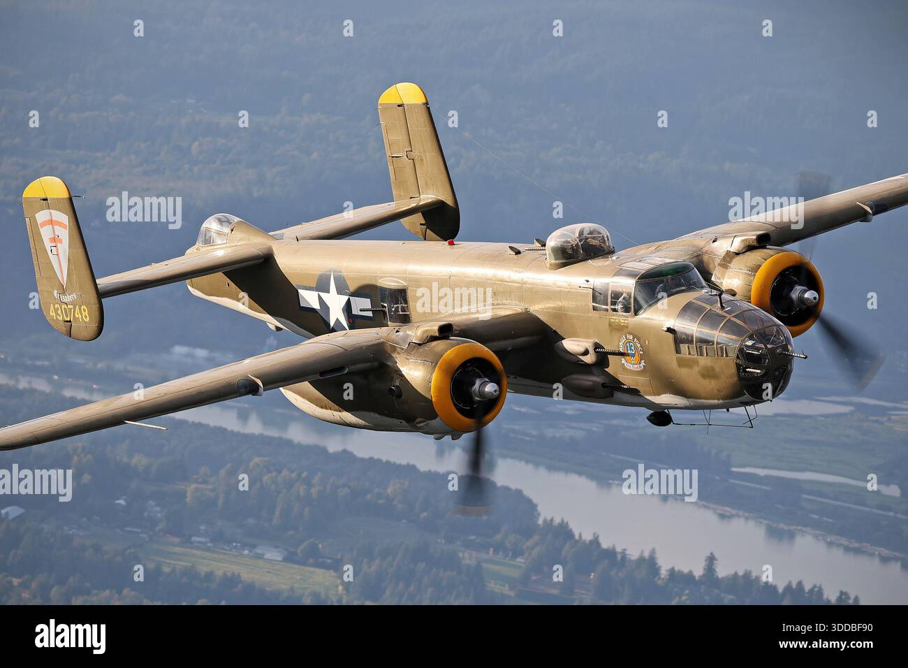 The U.S. Air Force North American B-25 Mitchell, registered N8195H